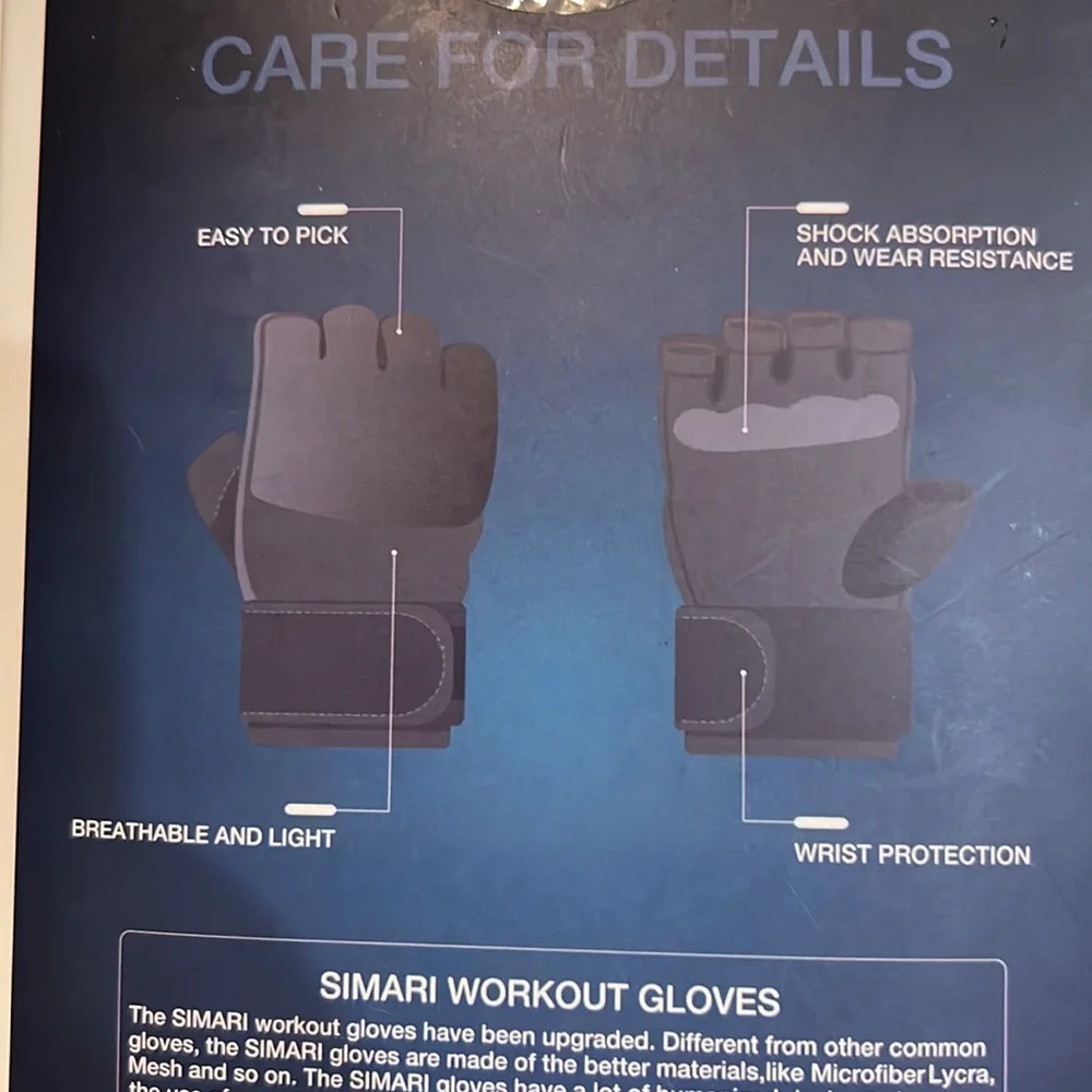 Simari workout‎ gloves, size XS, new